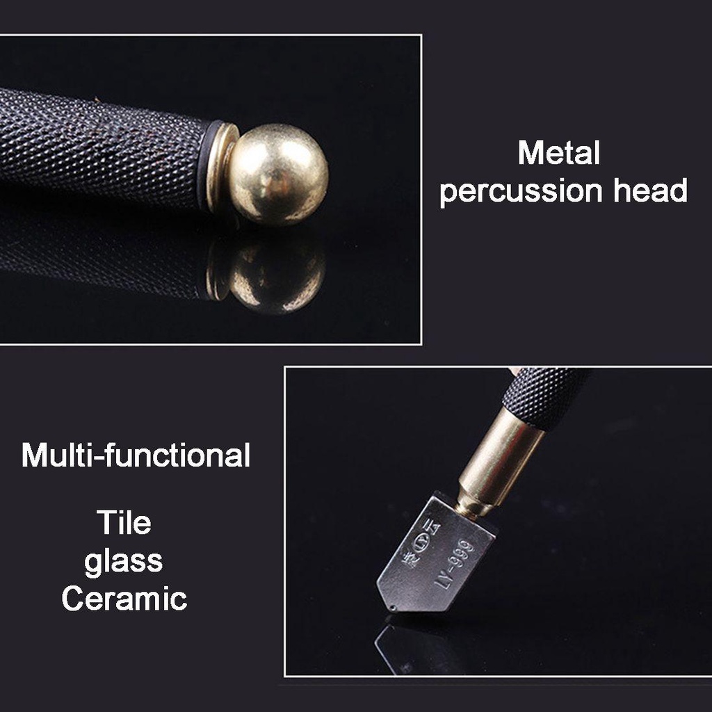 LANFY Dụng Cụ Cắt Gạch Đa Năng Tay Cầm Kim Loại Màu Đen Chống Trượt