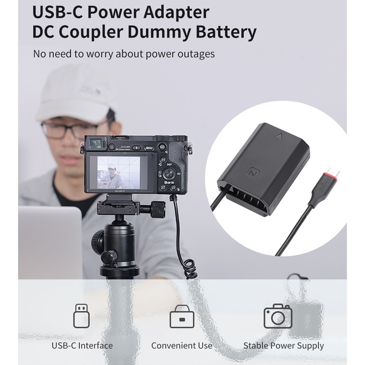 GIẢ PIN KINGMA KẾT NỐI CHO SONY NP-FZ100 CỔNG USB-C