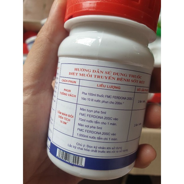 diệt muỗi siêu tốc ferrdona 20sc 100 ml của mỹ
