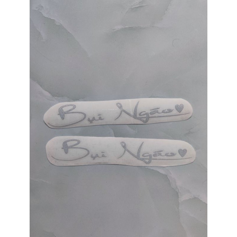 Tem decal chữ ký Phản quang