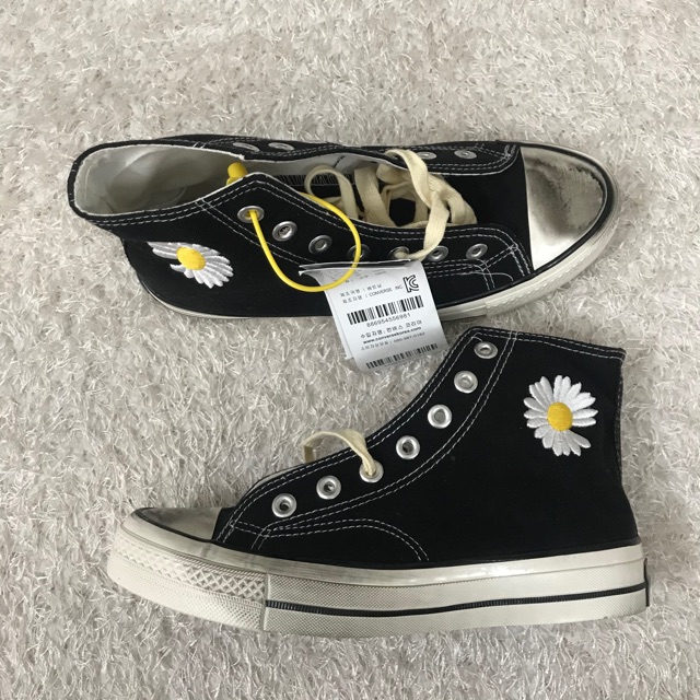 Giày cv , giày ulzzang nữ nam thể thao hàn quốc đế bóng tem đỏ full box phụ kiện | BigBuy360 - bigbuy360.vn