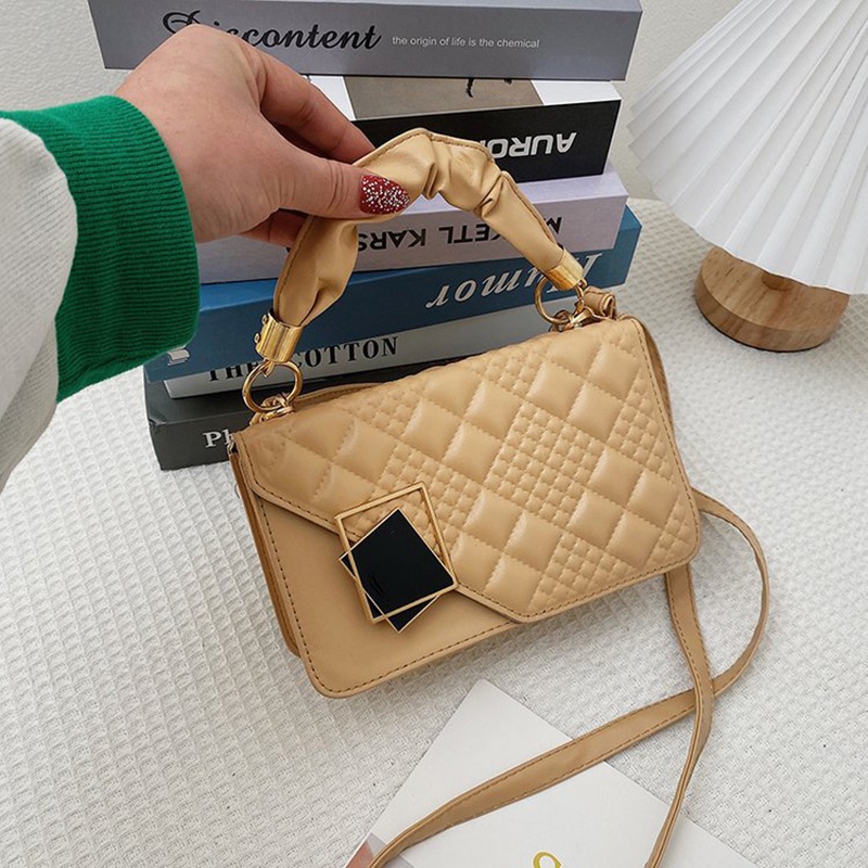 Túi Đeo Chéo Dáng Vuông Nhỏ Phong Cách Hàn Quốc Thời Trang Cho Nữ
