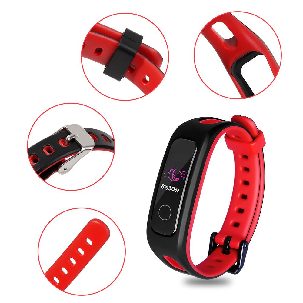 BTLIMER Dây Đeo Silicon Mềm Thay Thế Cho Đồng Hồ Thông Minh Huawei Band 4e 3e Honor Band 4 Running