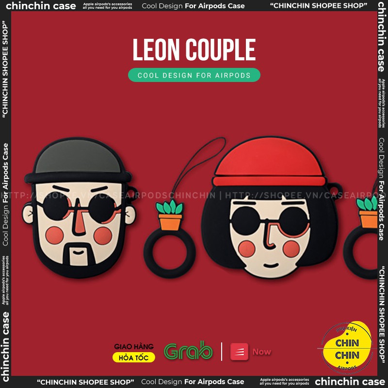 Case Vỏ Bao Airpod 1 2 Đựng Tai Nghe Không Dây Leon Cho Airpods i11 i12 i18 i100 Cute