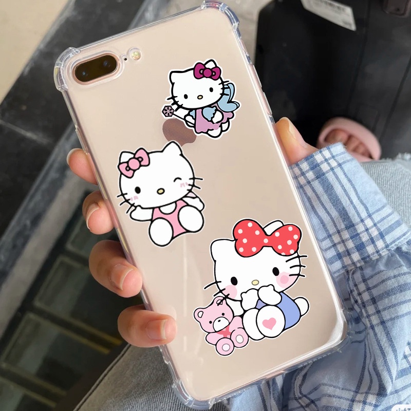 Miếng Dán Trang Trí Vali / Đàn Guitar / Điện Thoại Hình Hello Kitty Graffiti