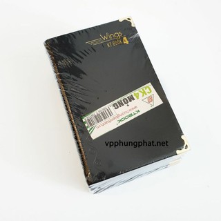 Lốc 5 Cuốn Sổ Bìa Đen KT4 (16 x 10 cm)