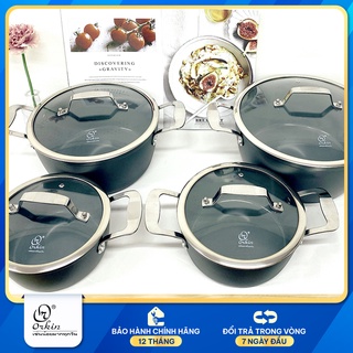Bộ 4 nồi nhôm 5 lớp, đáy từ - orkin thái lan - mã or08
