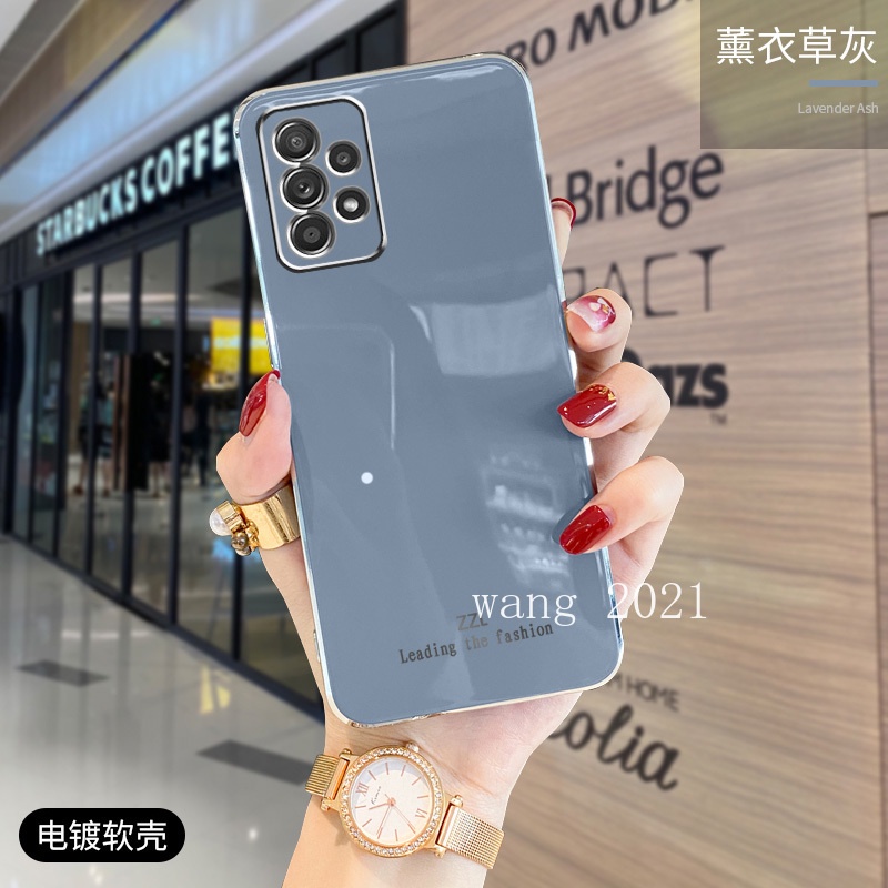 Ốp Điện Thoại Silicone Mềm Mạ Điện Cho Samsung Galaxy A53 A33 A73 A23 LTE M23 M33 5G A13 4G
