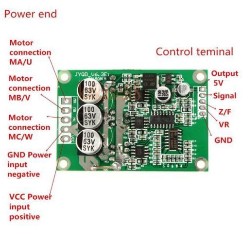 Mạch điều khiển động cơ không chổi than - brushless motor driver 5-36V