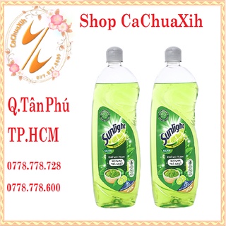 Nước rửa chén Sunlight Extra trà xanh mactcha 725ml
