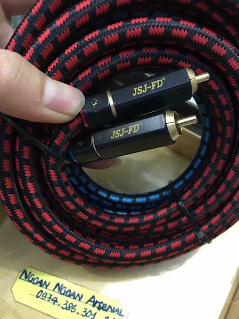 Cặp dây AV Audio 1,8m hãng JSJ chính hãng nhập khẩu. Sale còn 280k