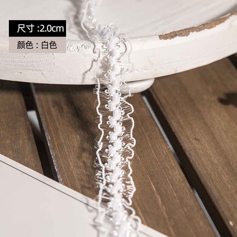 Chun nhún sóng viền ren mềm nhẹ