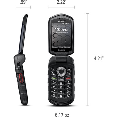 Điện thoại nặp gập Kyocera DuraXV LTE 4610 -2 sim,Chống va đập, Chống nước,tiêu chuẩn quân đội mỹ,Wifi 4G full chức năng