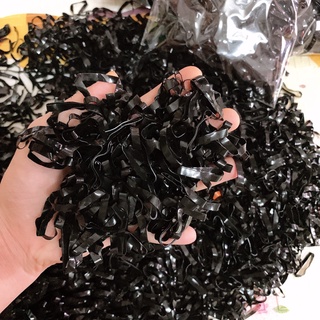 thun (chun) nịt buộc tóc, cột tóc - thun kỳ kỳ màu đen