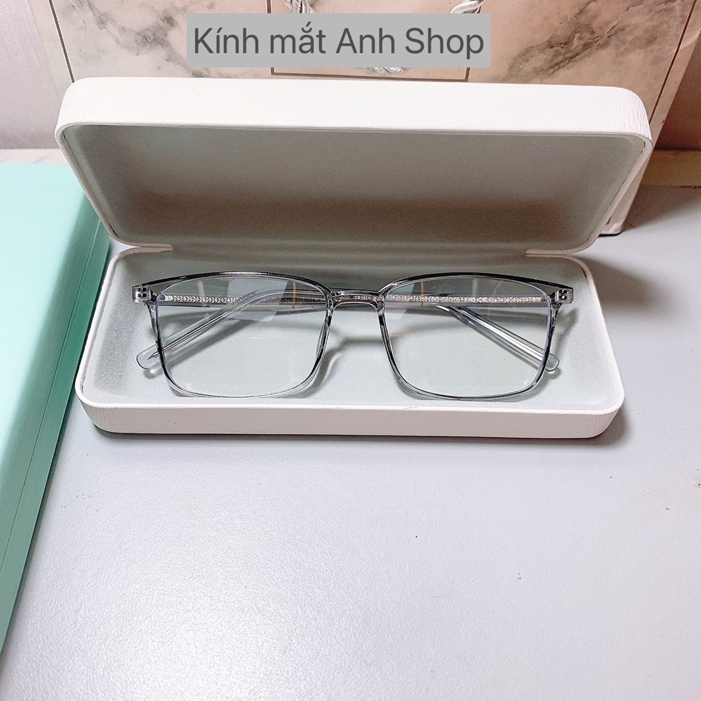 Gọng kính vuông nhựa dẻo 8188A Anh Shop nhận cắt mắt cận viễn loạn theo yêu cầu | BigBuy360 - bigbuy360.vn