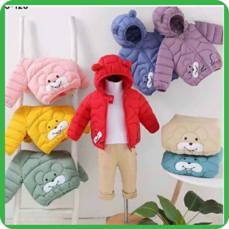 ÁO PHAO QUẢNG CHÂU TRẦN BÔNG SIÊU NHẸ CHO BÉ(11-22kg)