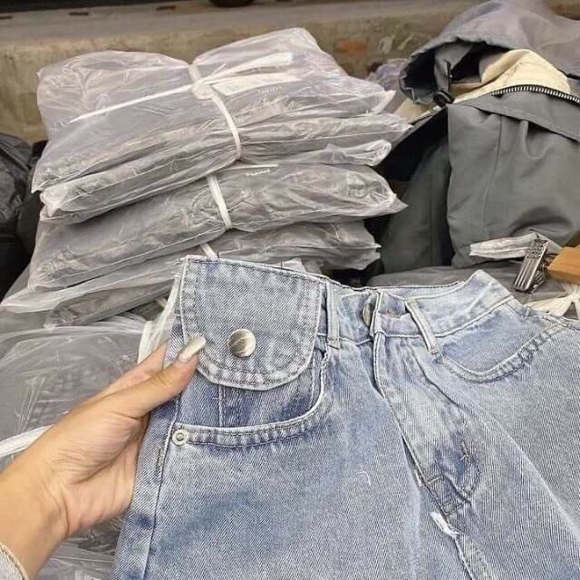 🔻Baggy Jeans Túi Nắp Rách 1 Line