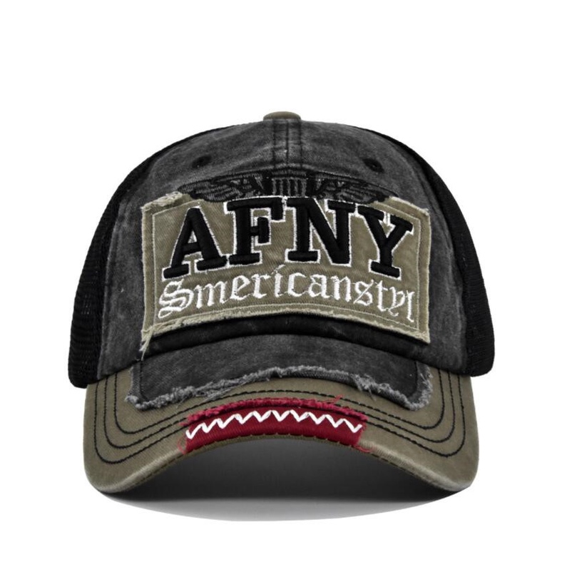 Thời Trang Nón Lưỡi Trai Phối Lưới Thoáng Khí Phong Cách Hàn Quốc