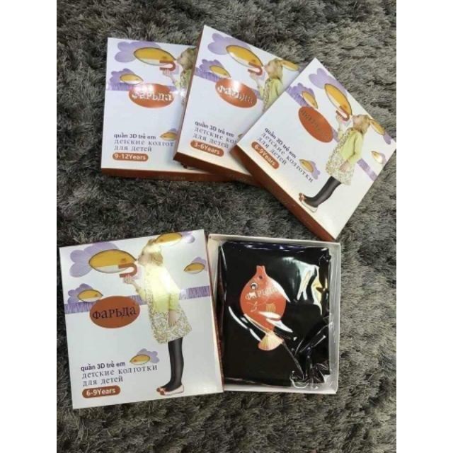 Quần tất Nga 3D trẻ em Siêu Dai Cho Bé