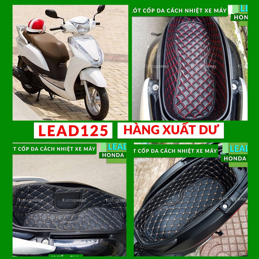 Lót Cốp Da Chống Nóng Chống shock - HONDA LEAD 2013-2022 (125CC)-Giá Tận Xưởng-Có Túi Giấy Tờ