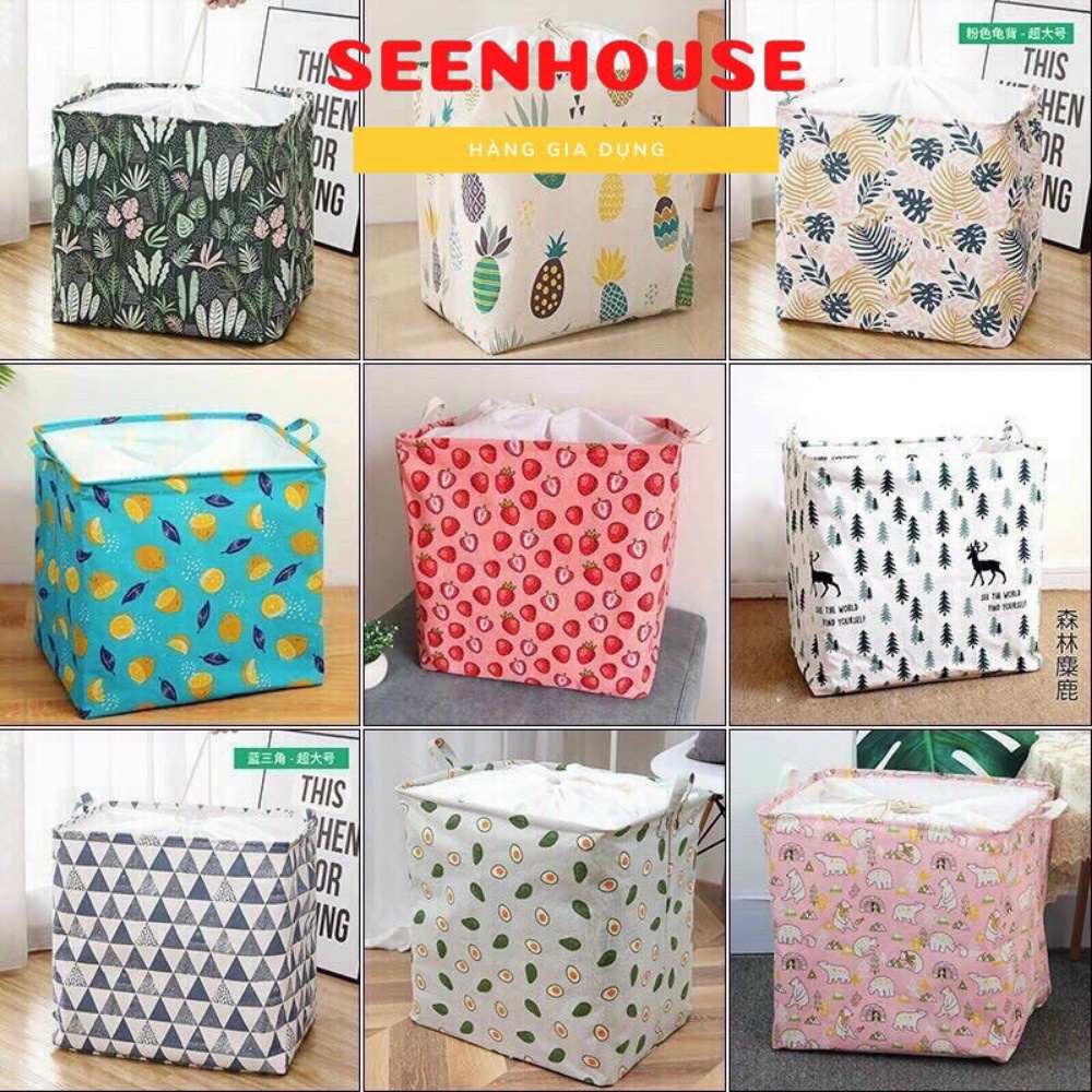 Giỏ đựng quần áo bằng vải cỡ lớn 100 lít washday