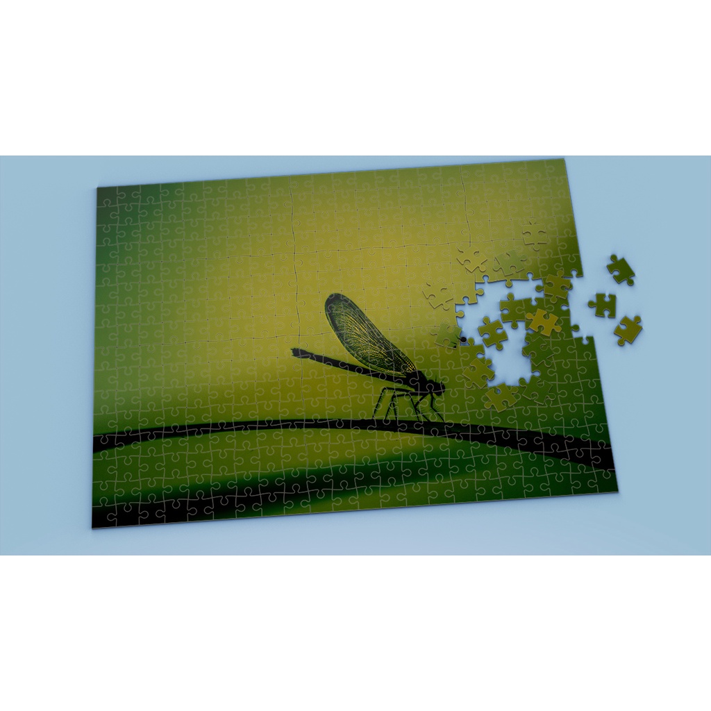Tranh ghép hình DRAGONFLY - Mẫu 5 - Nhận in theo yêu cầu