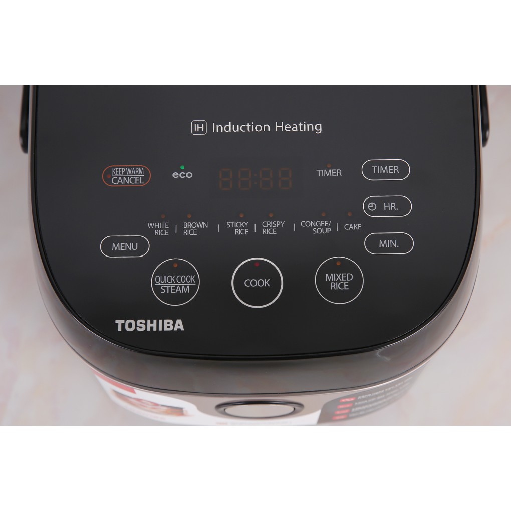 Nồi cơm điện tử cao tần cảm ứng Toshiba 1.0 lít RC-10IX1PV [new model 6/2020]