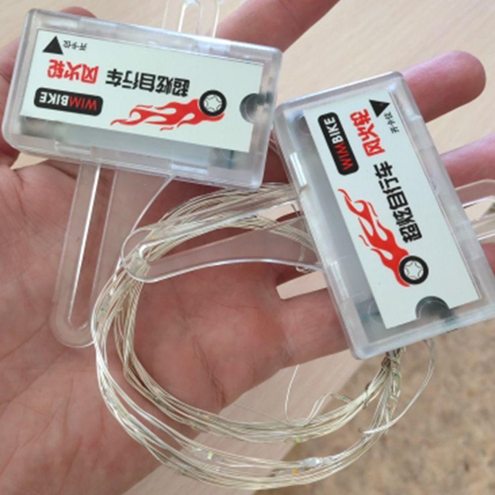 IVORY Đèn LED 20 Bóng Nhiều Màu Gắn Căm Xe Đạp