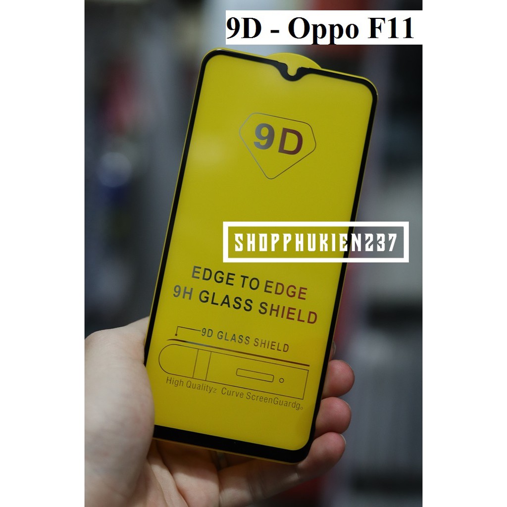 [Freeship toàn quốc từ 50k] Cường Lực 9D Oppo F11 Kính Full Màn 9D Cao Cấp
