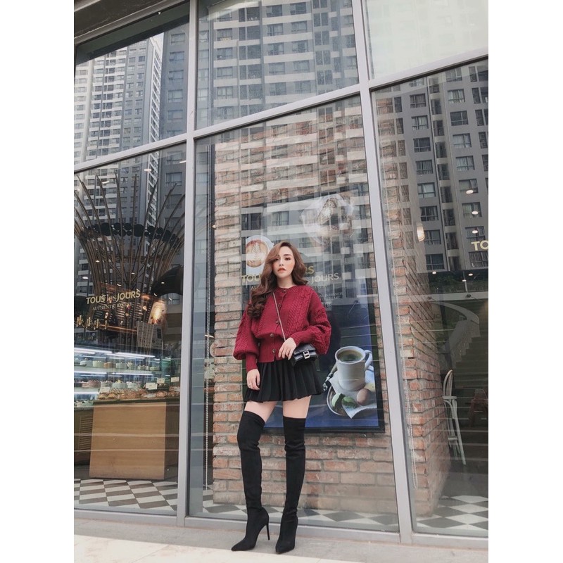 Bốt boot đùi da lộn gót nhọn bigtree fullbox hàng quảng châu cao cấp | BigBuy360 - bigbuy360.vn