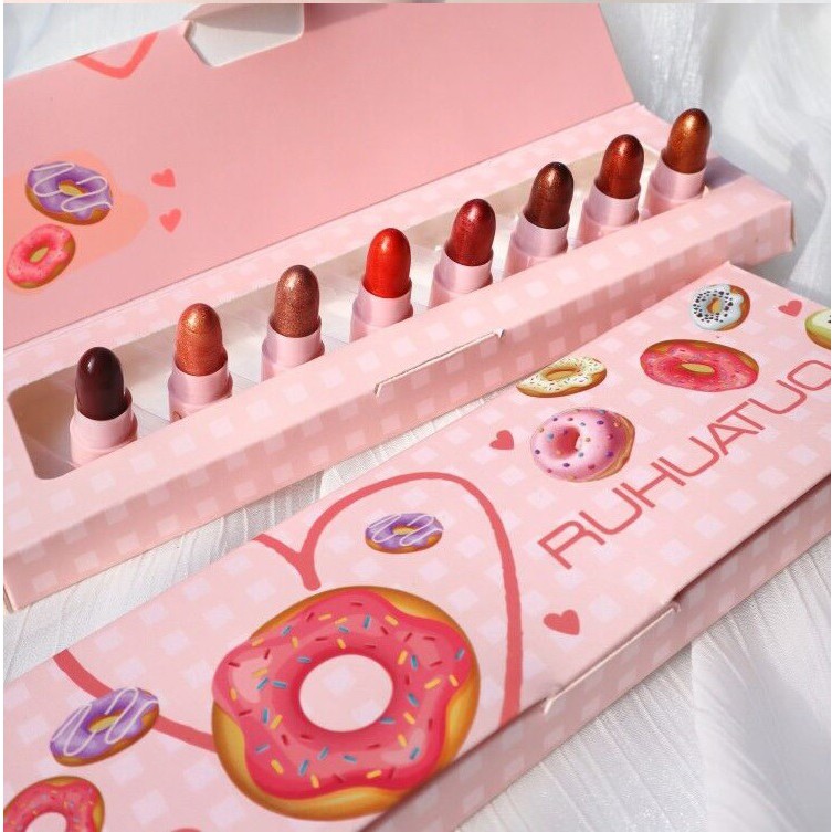 Một Hộp Nhũ Mắt Ruhuatuo Gồm 8 Thỏi Siêu Xinh