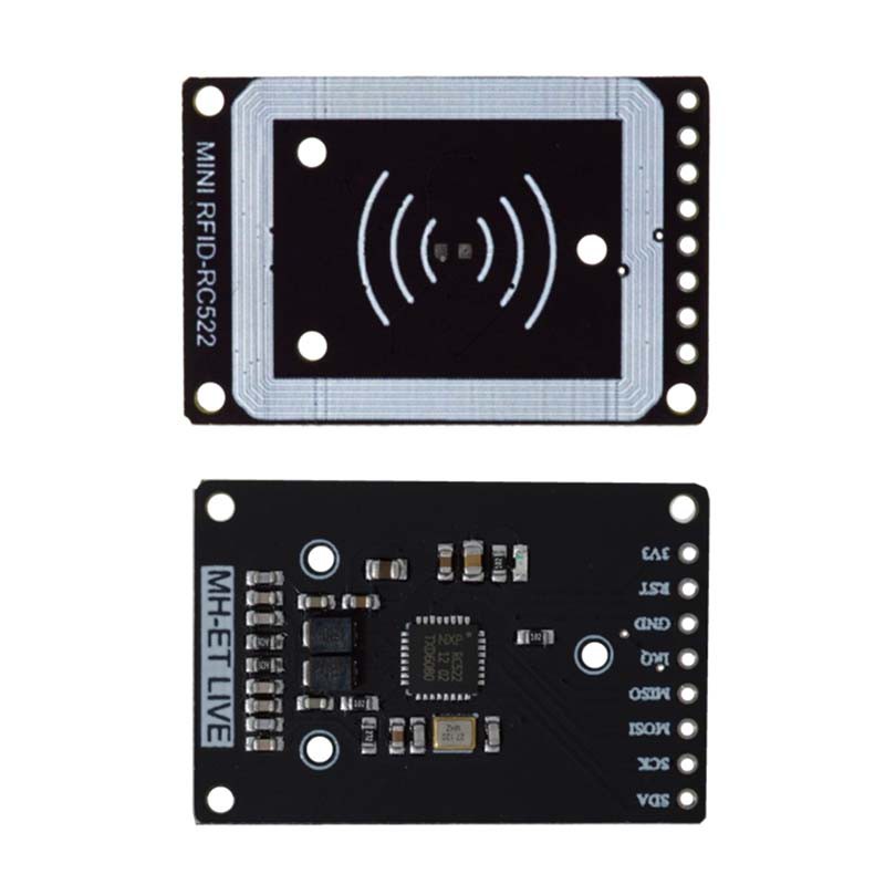 Set 1 Hoặc 2 Mô Đun RFID RC522 Mini Kit S50 13.56 Mhz 6cm Kèm Thẻ Ghi Và Đọc Cho Arduino Uno 2560