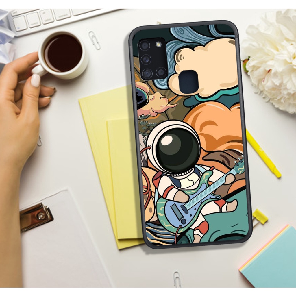 [ SIÊU HOT] ỐP LƯNG SAM-SUNG A21S/M21/M30S/M31  , IN HÌNH ASTRONAUT PHI-HÀNH-GIA, MÀU SẮC BẮT MẮT
