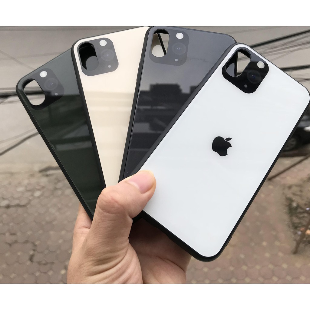 Ốp lưng kính giả iphone 11 cho iphone 6/6plus/6s/6s plus/6/7/7plus/8/8plus/x/xs/xs max/11/11 pro/11 promax