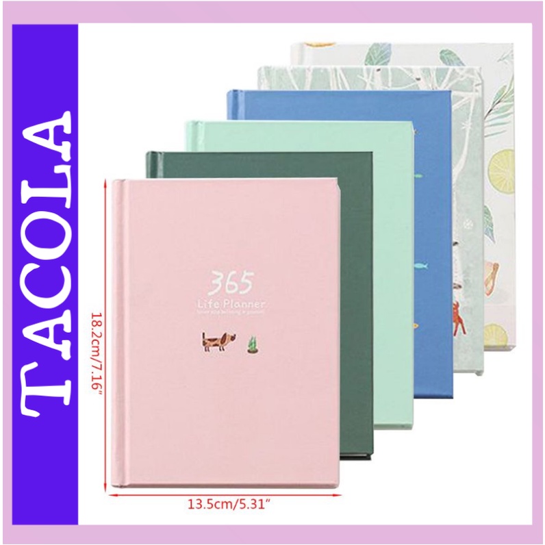 Sổ tay kế hoạch ghi chép Planner 365 Ngày nhật ký cao cấp TACOLA-ST01