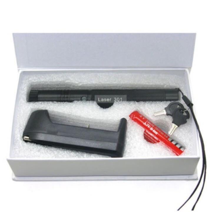 Đèn laser thuyết trình, giám sát công trình Đèn pin tia laze laser 303-H352 Cực Mạnh Loại 1chiếu xa 3km Tặng kèm Pin sạc