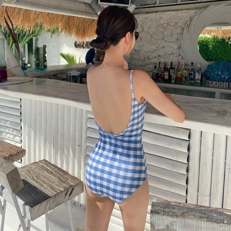 Bộ Đồ Bơi Một Mảnh Có Miếng Đệm Nâng Ngực Phong Cách Hàn Quốc Cho Nữ | BigBuy360 - bigbuy360.vn