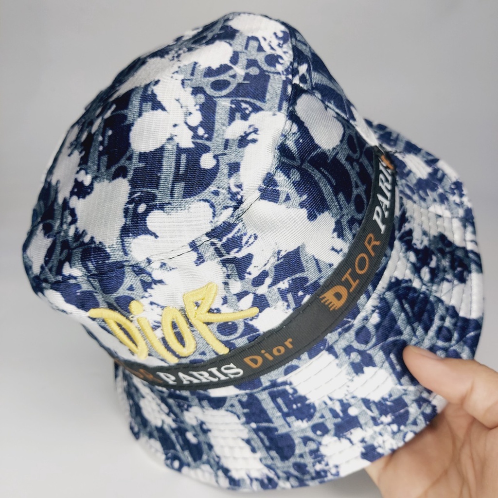 Nón vành tròn , Mũ bucket logo thêu nổi họa tiết full size 55 đến 58 đội đẹp