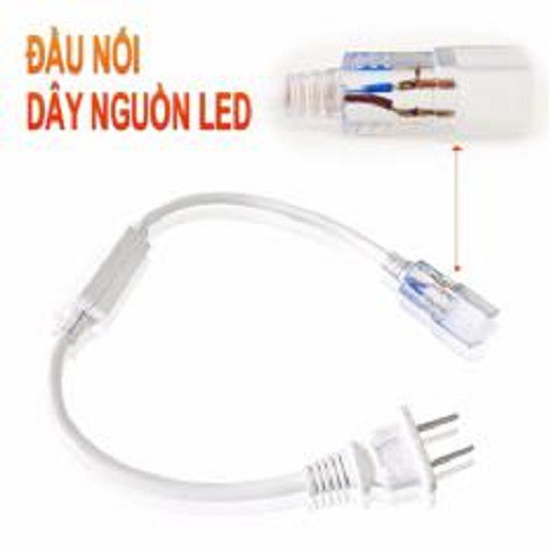 [GIÁ HỦY DIỆT] Bộ 2 dây nguồn led cuộn 5050 220v