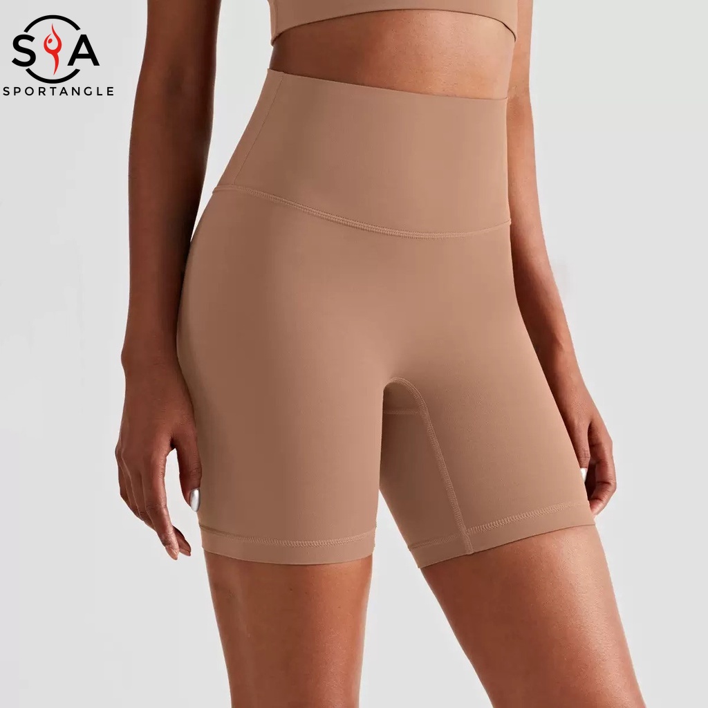 【Sportsangel】Quần Short Thể Thao Nữ Tập yoga Không Đường May Phía Trước