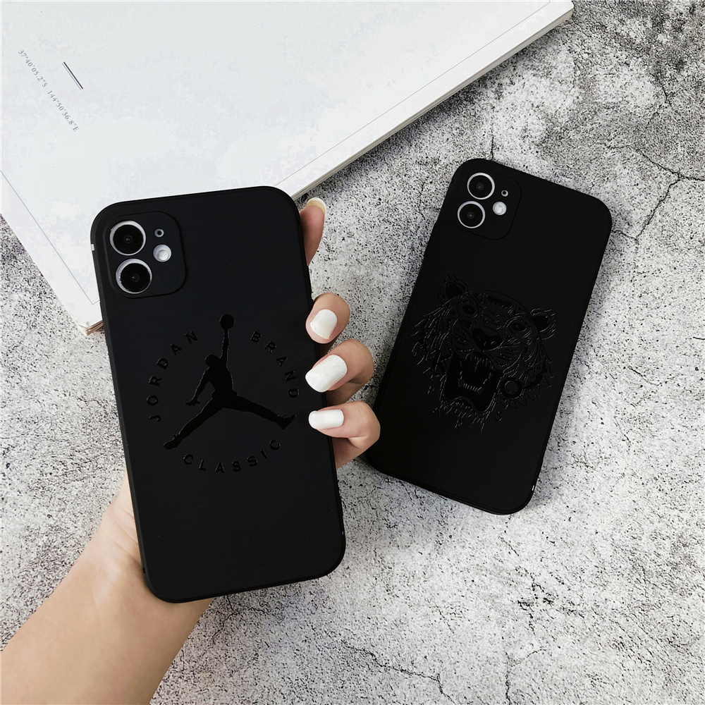 Ốp Điện Thoại TPU Mềm In Logo Converse Jordan Cho iPhone 13 pro Max iPhone 12pro Max SE2 11 pro Max X XS XR XSMAX 7 8 Plus