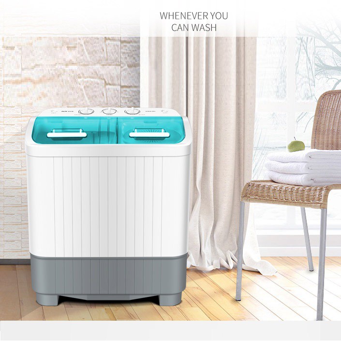 Máy Giặt AUX Bán Tự Động 2 Lồng Giặt Vắt 5.6 kg  gd40
