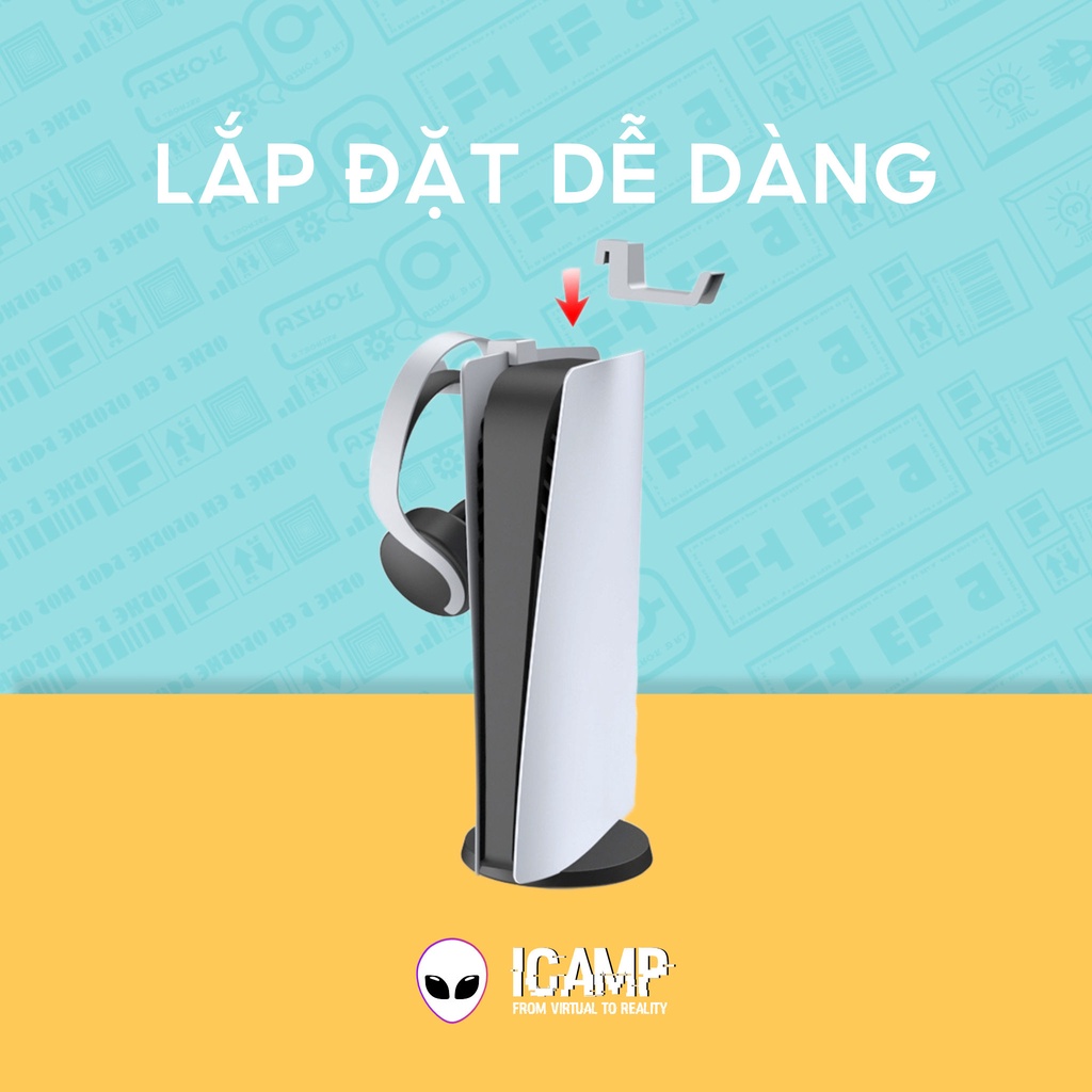 Móc Treo Tai Nghe Trên Máy PS5 DOBE TP5-0595