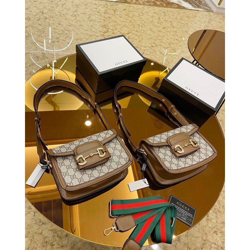 Túi Gucci size 22cm phiên bản 2021 lót đỏ thẻ cứng full box