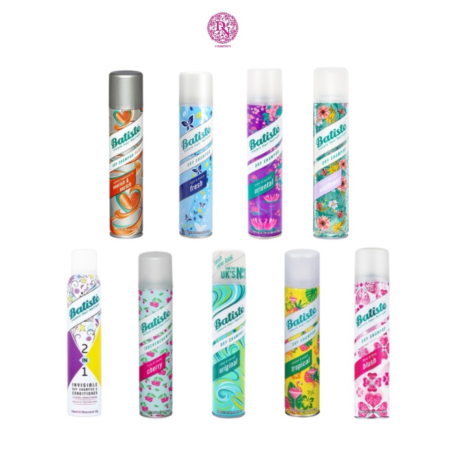 Dầu Gội Khô Batiste Dry Shampoo 200ml