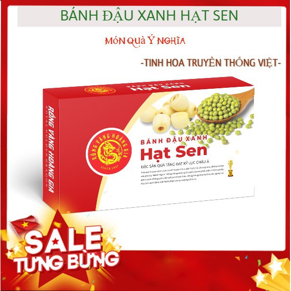 HÀNG XUẤT NHẬT - BÁNH ĐẬU XANH HẠT SEN - TIÊU CHUẨN OCOP - HÀNG CHÍNH HÃNG