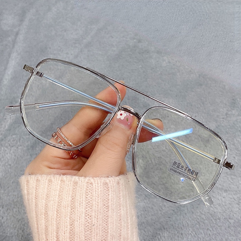 【0-500°】【Hàng Có Sẵn】 Gọng Kính Chống Bức Xạ Ánh Sáng Xanh Dành Cho Nam Và Nữ