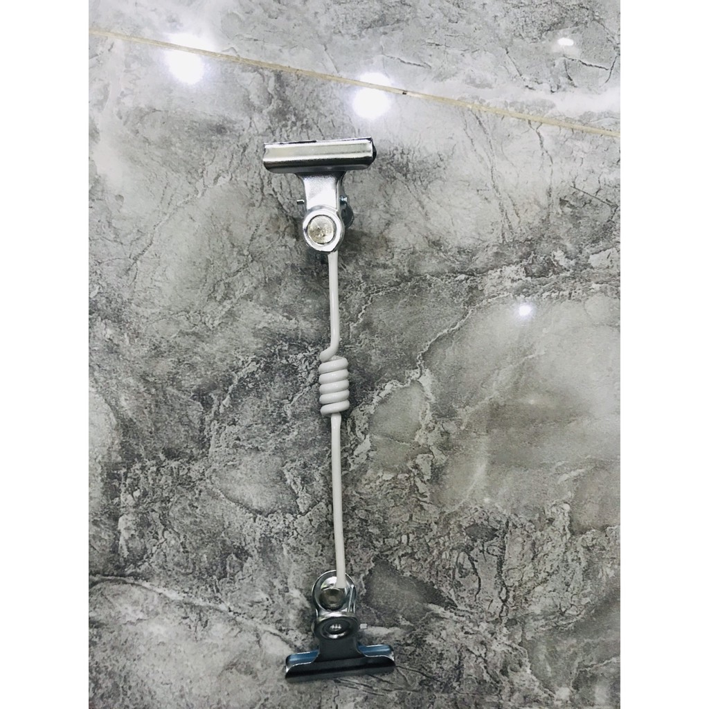 Kẹp lò xo bọc nhựa quảng cáo giá rẻ