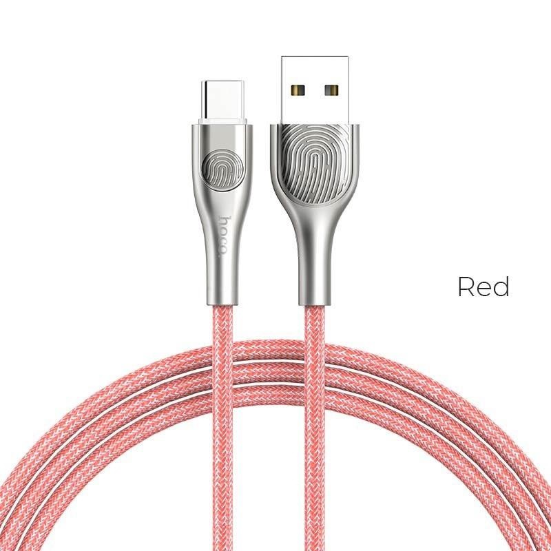 Cáp sạc nhanh và truyền dữ liệu cổng Type-C Hoco U59 Enlightenment QC3.0 (max 3A, dài 1.2M)