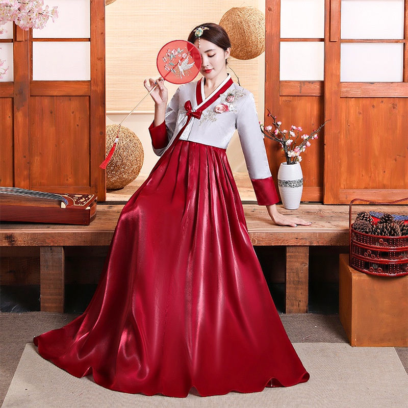 Hanbok,Hanbok váy dài,Trang phục truyền thống,Trang phục biểu diễn múa,,